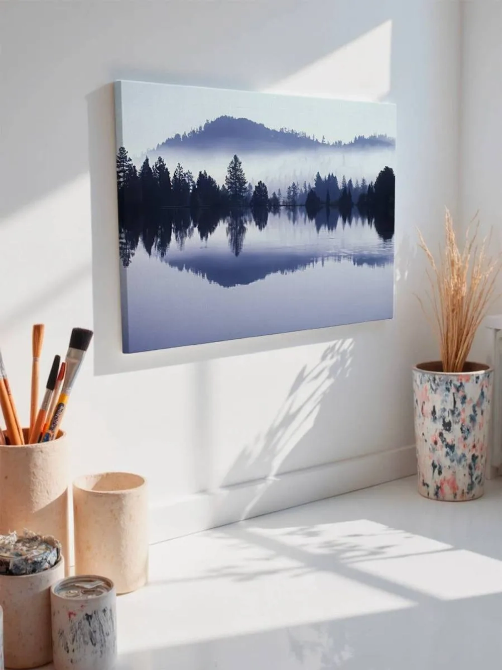 Картина на стену 40 X 50 Зимний пейзаж