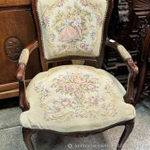 Кресло с гобеленом в стиле Людовика