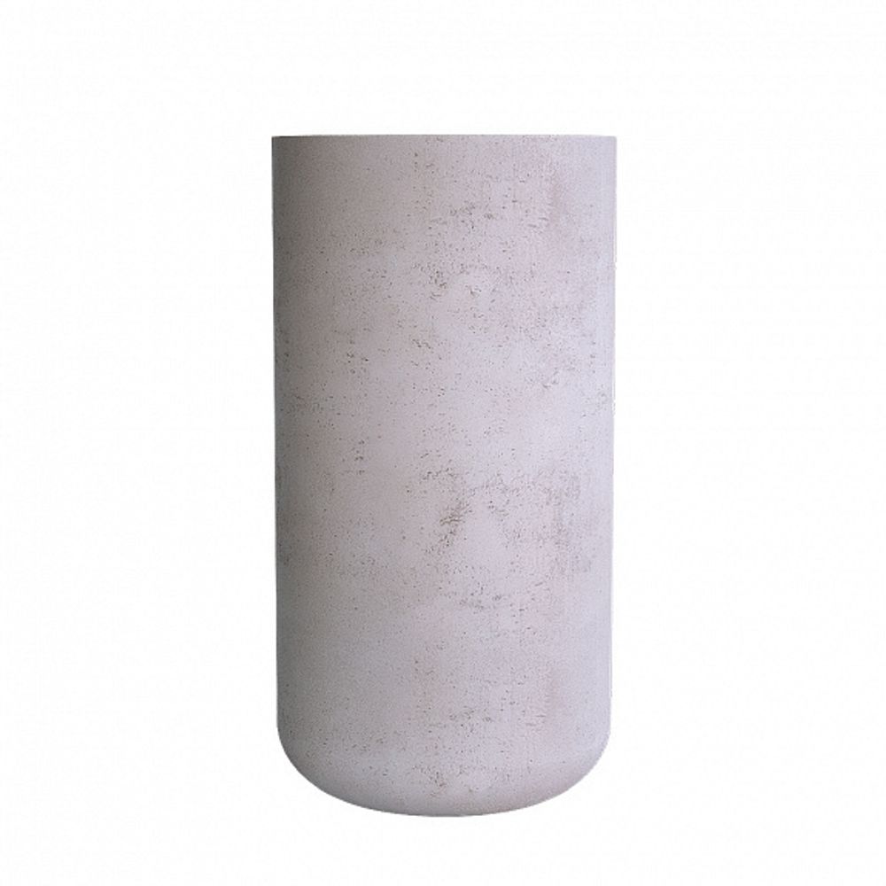 Кашпо TOPPER CONCRETE WHITE D40 H90