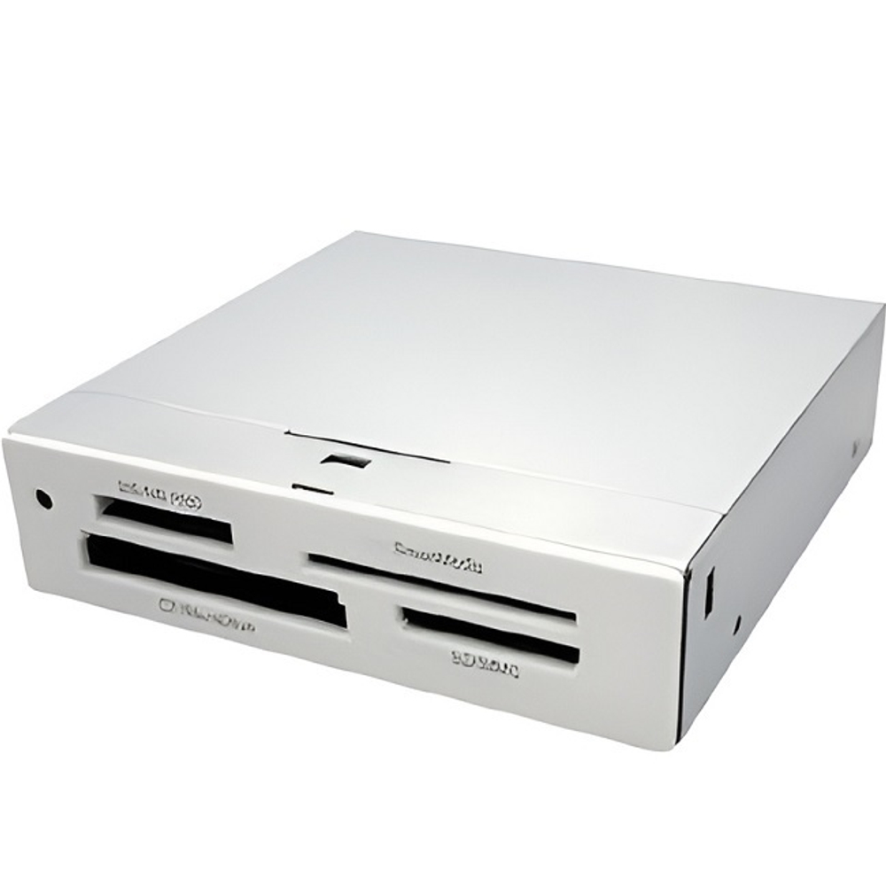 Картридер внутренний 3.5" 3Q Card Reade All-in-one, USB2.0, белый