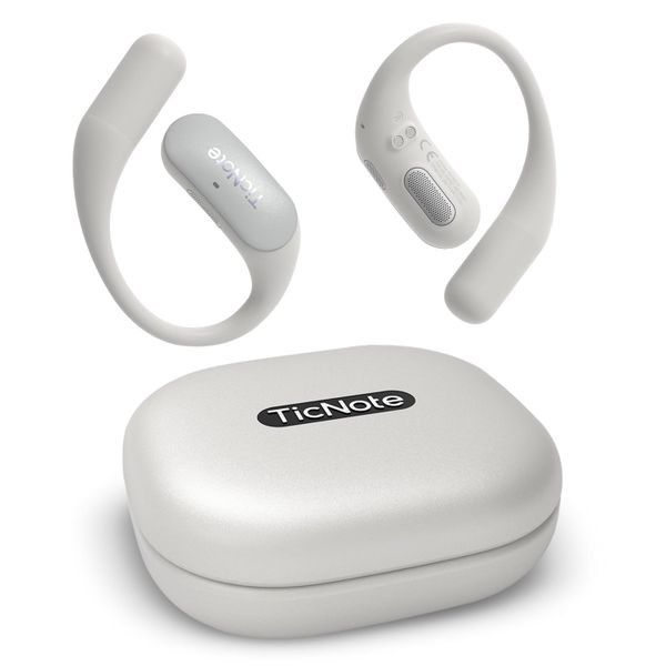 Беспроводные наушники Mobvoi TicNote Pods Wi-Fi (2026), Жемчужно-белый | Pearl White