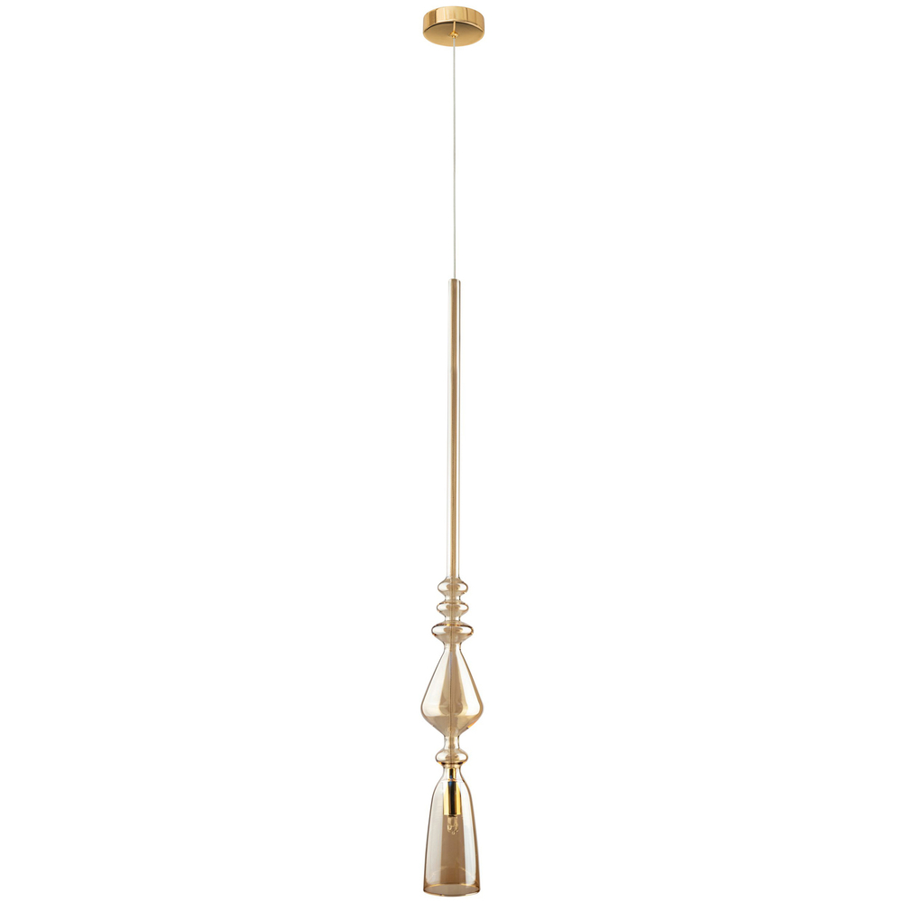 Светильник подвесной Crystal Lux LUX NEW SP1 B AMBER