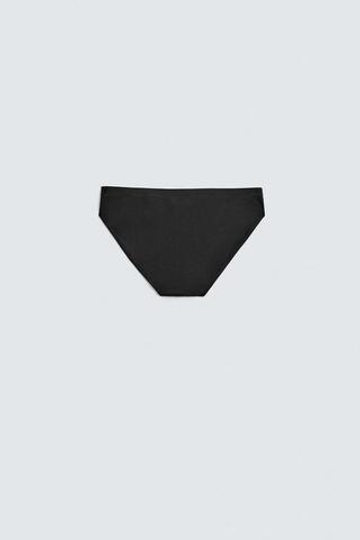 ZARA ПЛАВКИ С КОНТРАСТНЫМИ ВСТАВКАМИ, ЧЕРНЫЙ