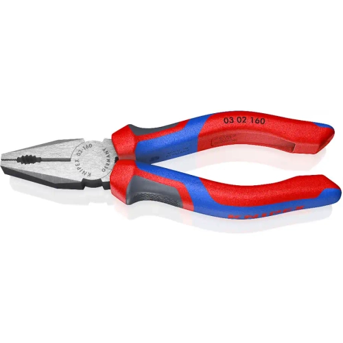 Плоскогубцы комбинированные чернёные 160 мм Knipex 03 02 160