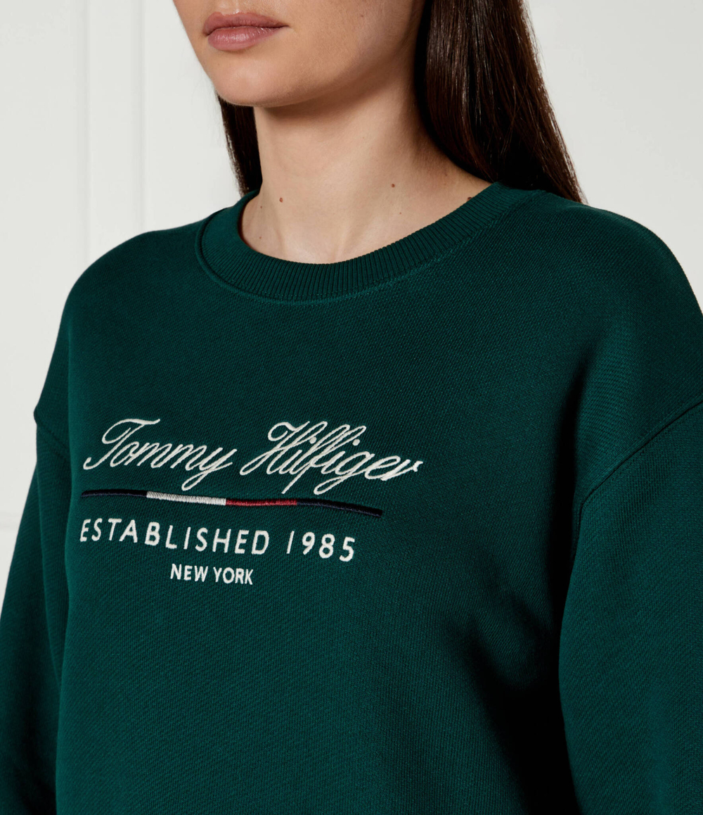 Худи Tommy Hilfiger - темно-зеленый(WW0WW43574)