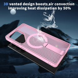 Прозрачный чехол Mesh Pro Magnetic Case для Samsung Galaxy S22 Ultra