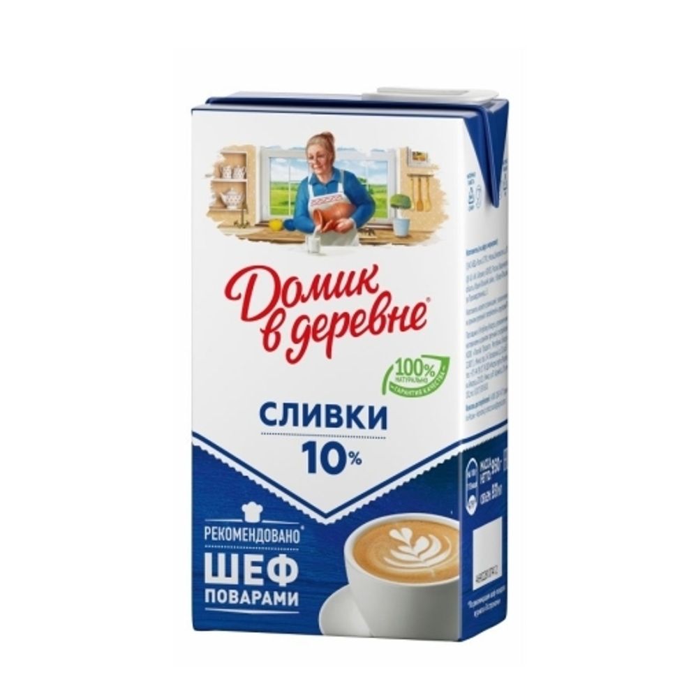 Сливки ДвД 10% 480г