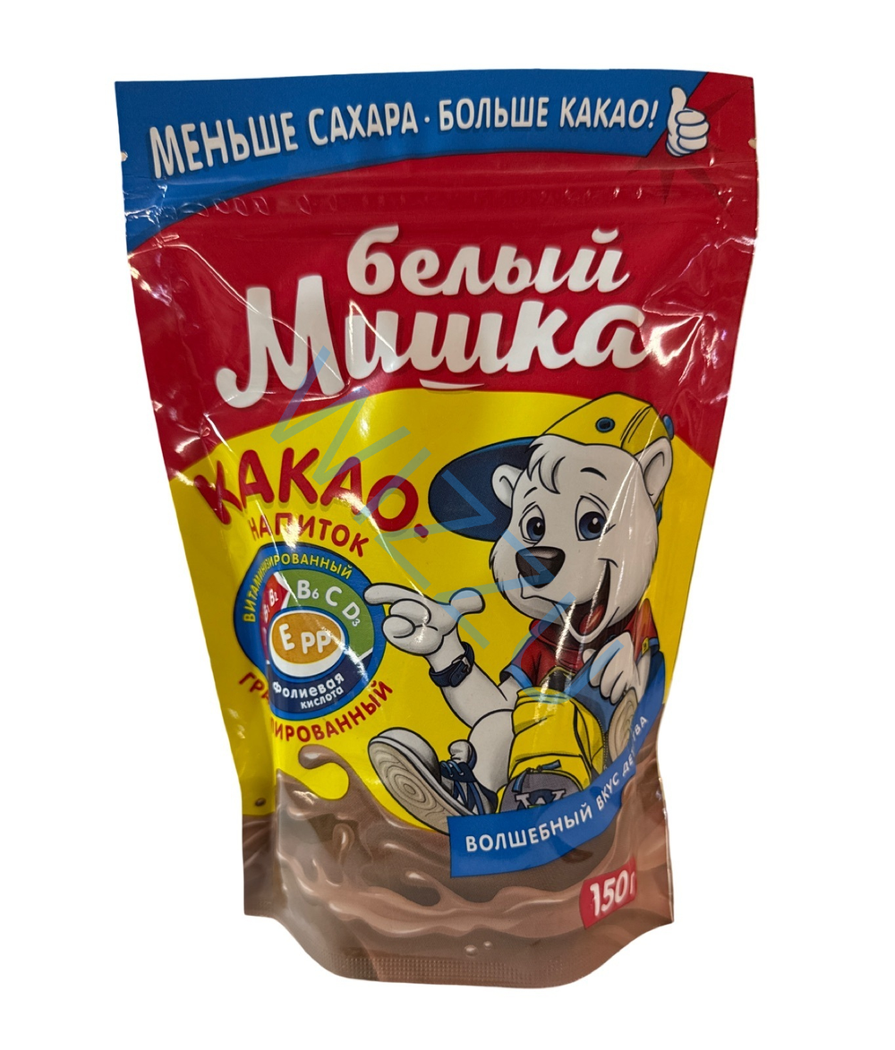 Какао напиток Белый Мишка 150г м/у