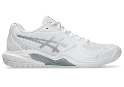 Женские теннисные кроссовки Asics Gel-Dedicate 9 - white/pure silver