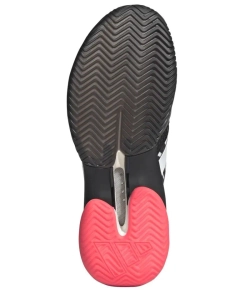 Женские Кроссовки теннисные Adidas Barricade 14 W - core black/cloud white/solar turbo