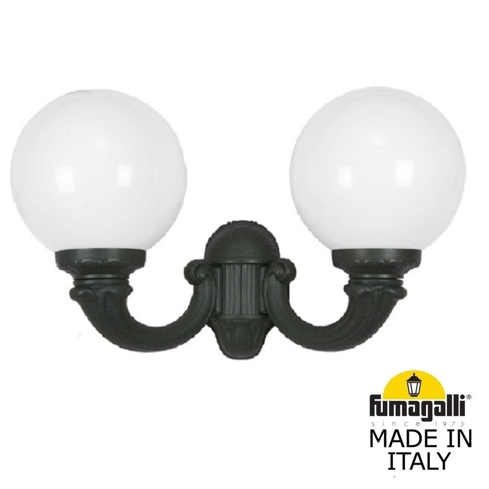 Уличный настенный светильник Fumagalli GLOBE 300 G30.142.000.AYF1R