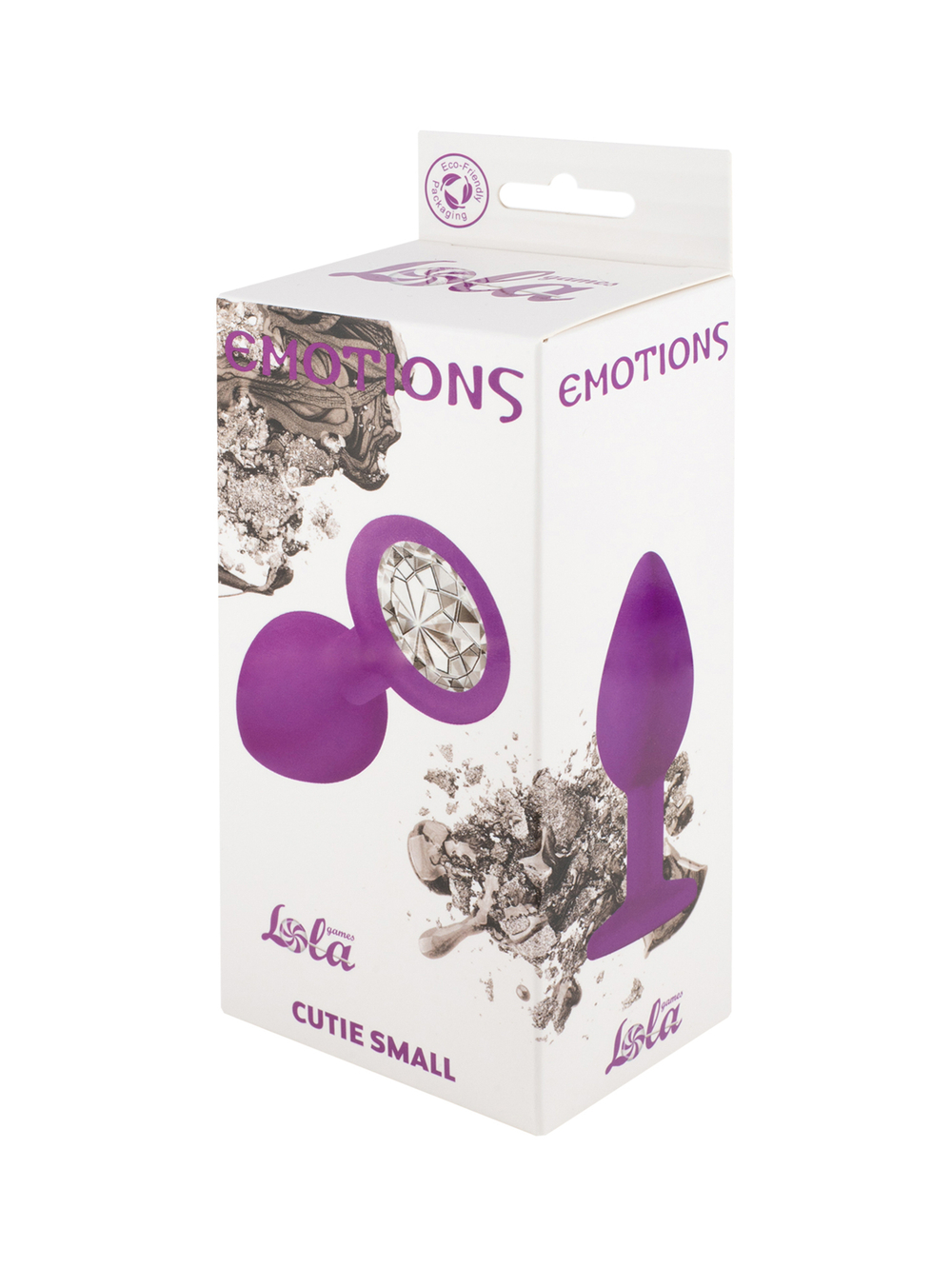 Анальная пробка Emotions Cutie Small Purple clear crystal 4011-04Lola