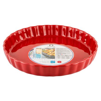 Форма для пирога 27см Esprit de cuisine Festonne малиновая