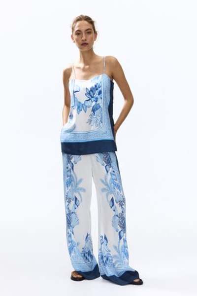 Широкие брюки из лиоцелла - H&M