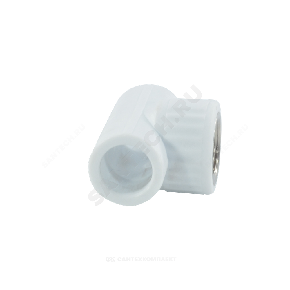 Тройник PP-R комбинированный белый Дн 25х1/2" ВР VALFEX 10127125