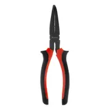 Длинногубцы изогнутые Black Nickel, 200 мм, двухкомпонентные рукоятки Matrix — фото 3