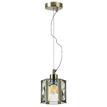 Подвес 1*E27 722013 бронза Limpio Lightstar