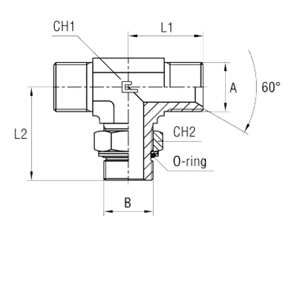 Штуцер FRGT BSP 3/4 - BSP 1/2