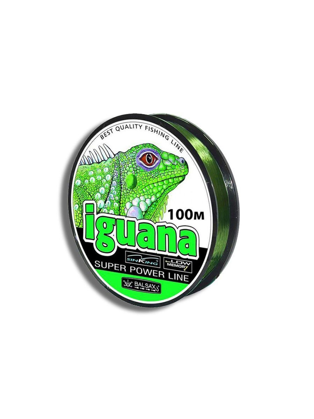 Монофильная леска Iguana 100м 0,32мм 12,1кг 3 штуки
