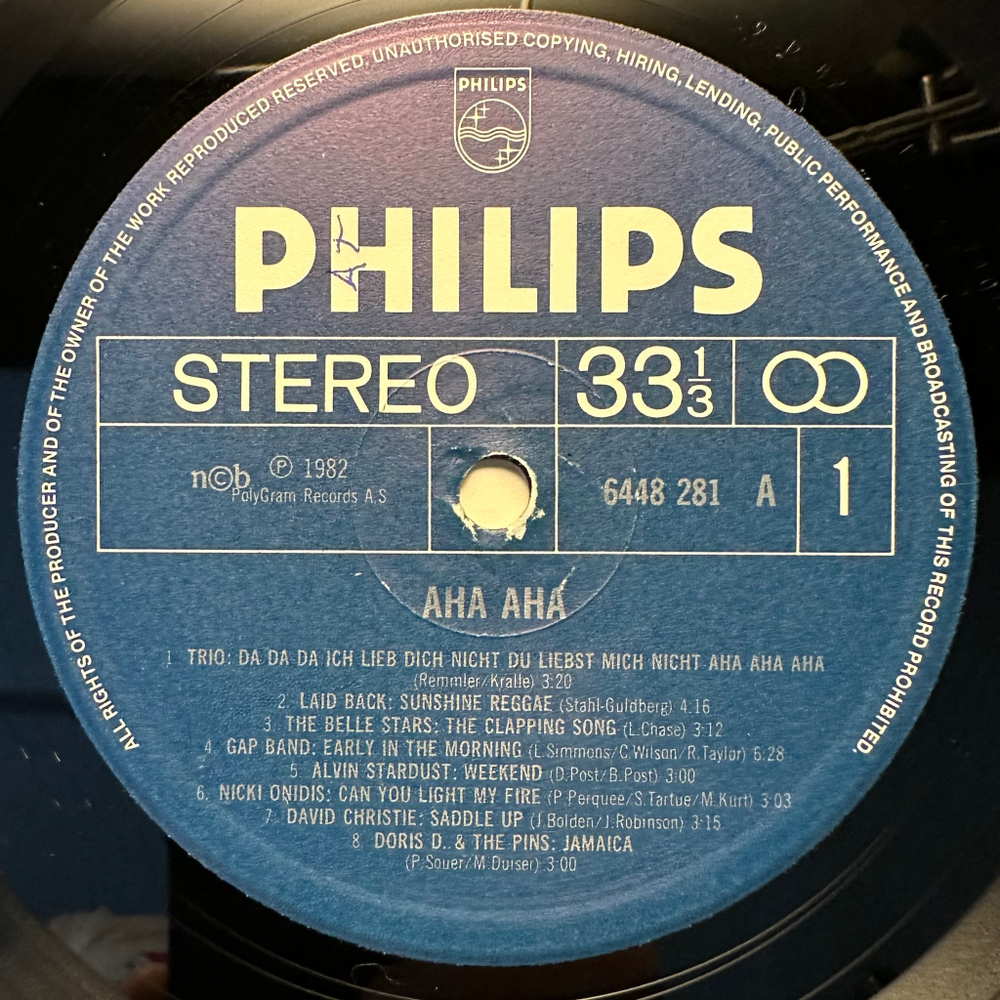 Сборник Aha Aha (Дания 1982г.)