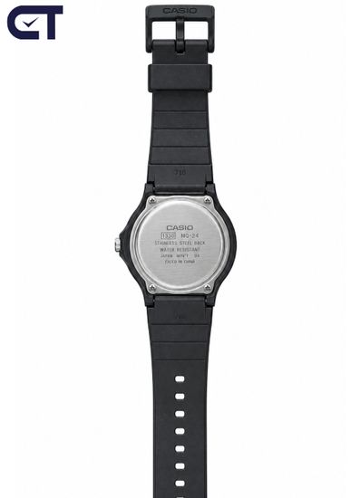 CASIO MQ-24-1B3 CASIO Collection унисекс наручные часы — ультралёгкий корпус, чёрный циферблат и культовый минимализм