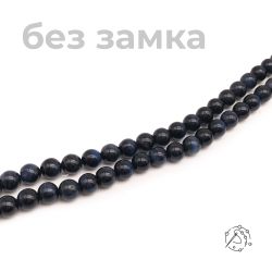 Нить бусин соколиный глаз 8 мм