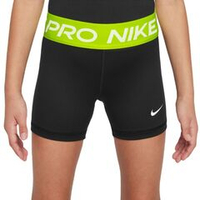 Детские шорты Nike Girls Pro 3in - black/volt/white