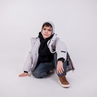 Полукомбинезон демисезонный мембранный "Графит" подростковый