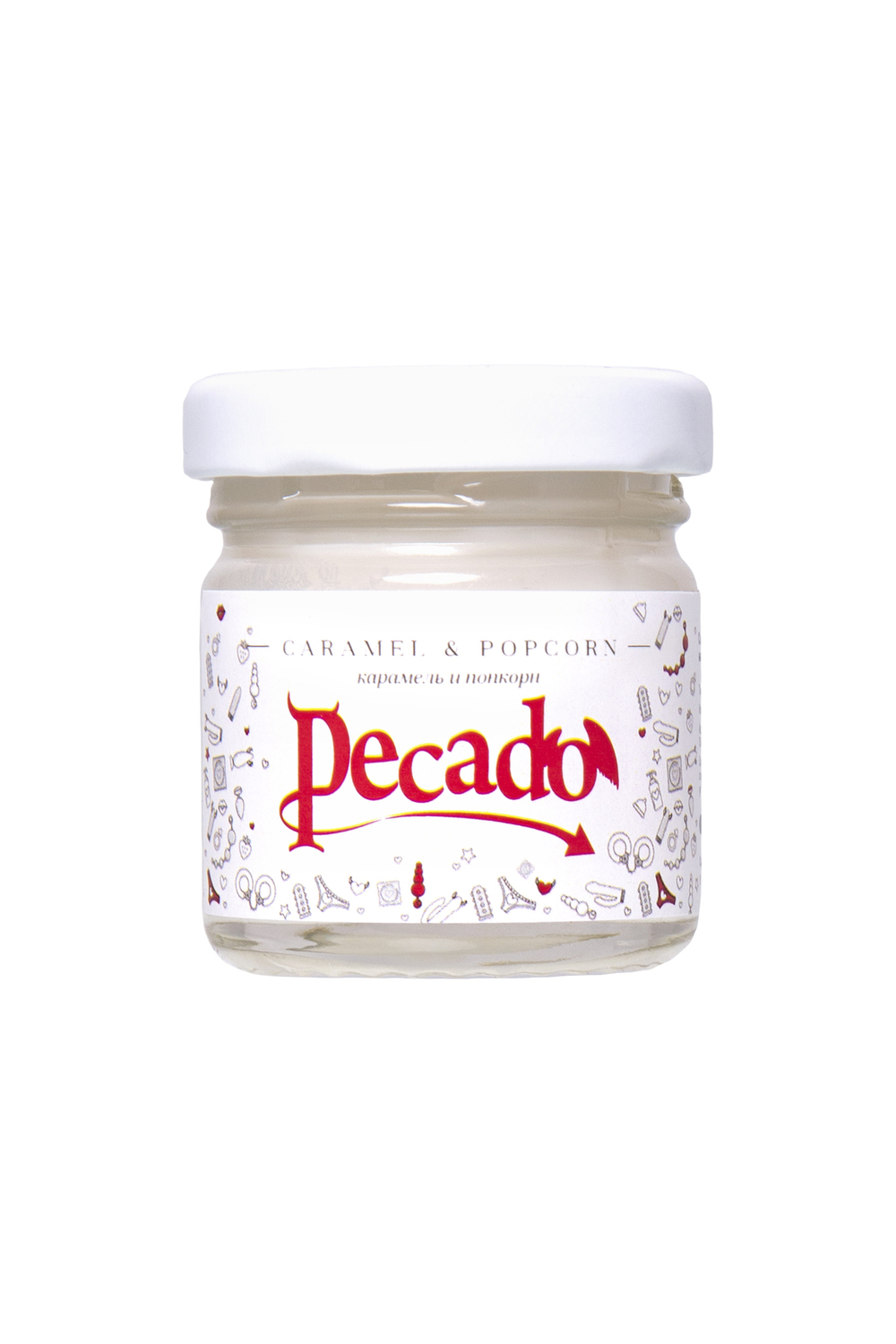 Массажная свеча Pecado BDSM, Caramel & Popcorn 35мл.
