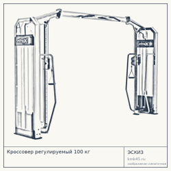 Кроссовер регулируемый 100 кг — от 382 000 ₽
