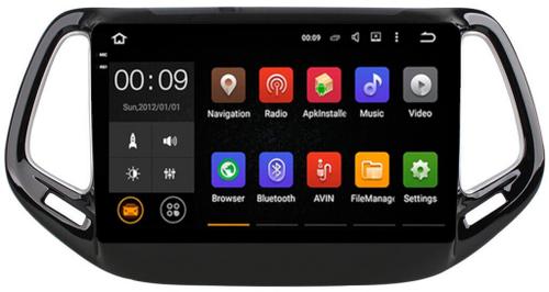 Магнитола для Jeep Compass 2016+ - AIROC 2K RX-2204 Android 13, Быстрая, QLed+2K, CarPlay, SIM-слот