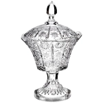 Конфетница на ножке muza crystal 17*17*29 см.