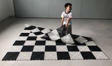 Доска шахматная гигантская пластиковая 2,4 х 2,4 м
