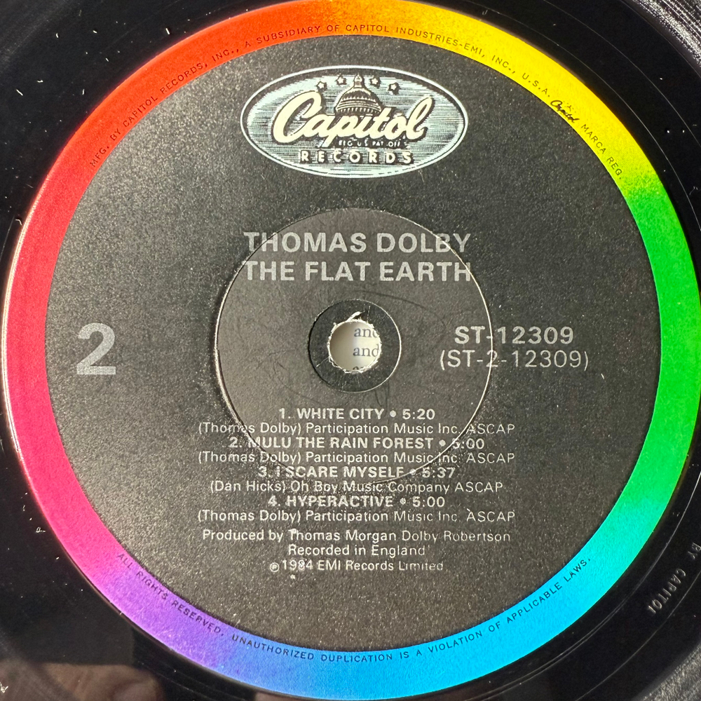 Thomas Dolby ‎– The Flat Earth (США 1984г.)