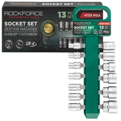Головки, набор 13пр., 1/2''(6гр.) RockFORCE RF-4139 MSA