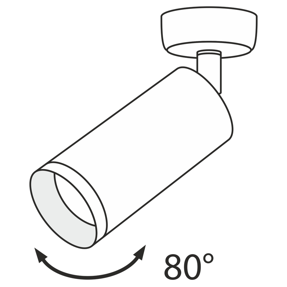 Потолочный светильник Technical C017CW-01W