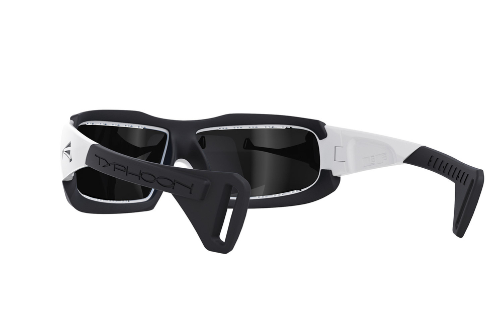 Спортивные очки LiP Typhoon / Gloss White - Black / Zeiss / PA Polarized / Methane Smoke Lens