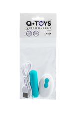 Вибропуля с пультом д/у A-toys Tnim голубая 6,5 см