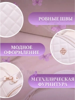 Сумка для девочки подростка стеганая на плечо кросс боди