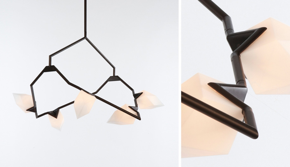 Люстра Seed chandelier by Bec Brittain for Roll & Hill ( black )