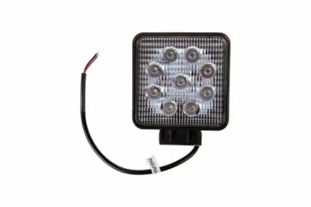 Фара противотуманная OFF-Road SLIM (Квадратная, 9 диодов, рассеиваемый свет) 12/24V 27W (105х50х125)