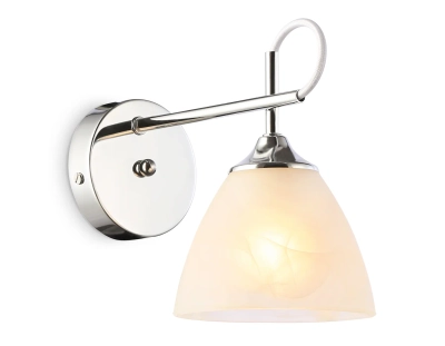 Настенный светильник TR3045 CH/FR хром/белый матовый E27 max 40W 215*135*225