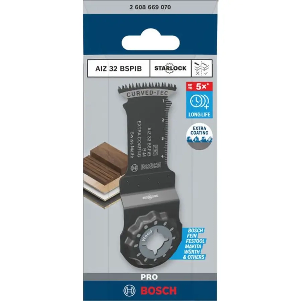 Погружное пильное полотно PRO AIZ 32 BSPIB 32х50 мм BOSCH 2608669070