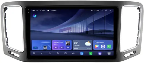 Магнитола для Volkswagen Sharan - Kuberg QLed+2K, Android 14, TS105, Быстрейшая, CarPlay, SIM-слот