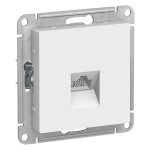 ATLASDESIGN РОЗЕТКА компьютерная RJ45 кат. 5e, механизм, БЕЛЫЙ