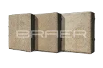 Тротуарная плитка Braer Старый город Венусбергер, Color Mix Степь, 40 мм
