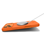 Чехол Spigen Silicone Fit Mag Magsafe для iPhone 17 Pro Max Cosmic Orange