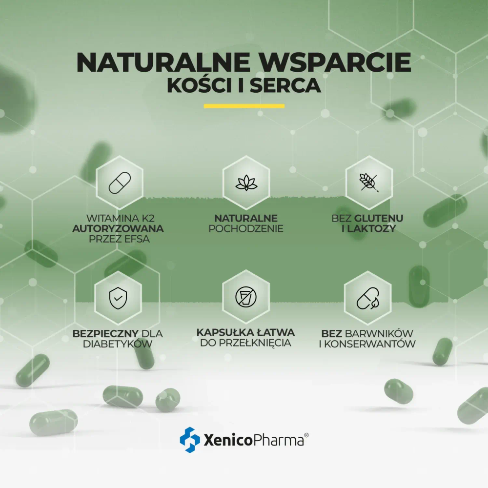 Менахинокс К2-МК7 200 мкг - 30 капсул