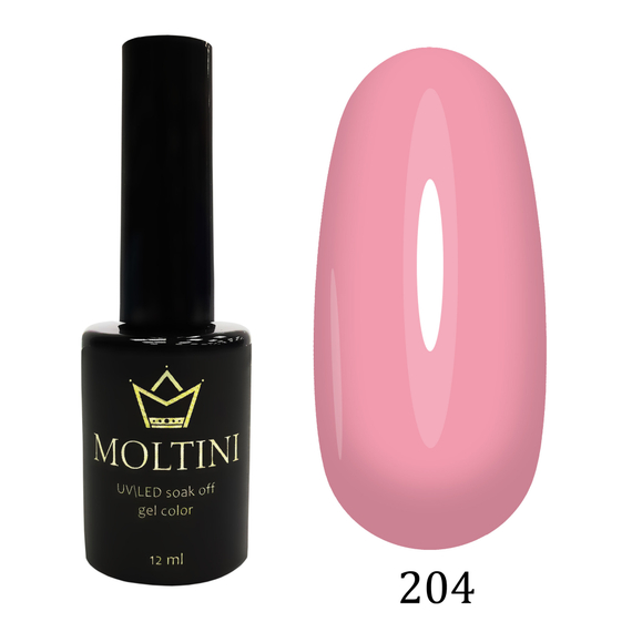 Гель-лак Moltini №204, 12 ml