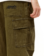 Джинсы Anteater Wide Cargo Denim Зеленый